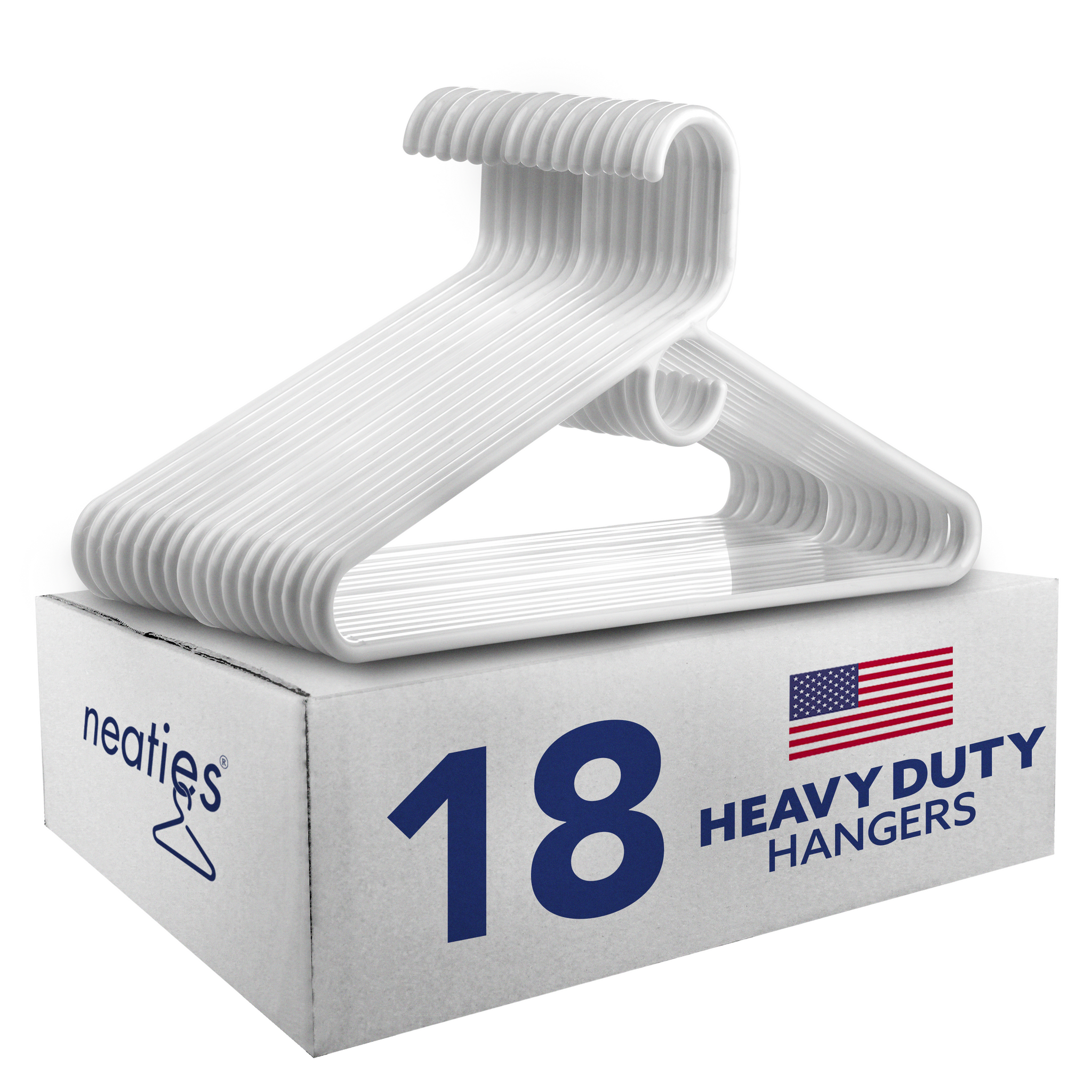 HDX White Plastic Hangers (20-Pack) C87020-NHD - The Home Depot