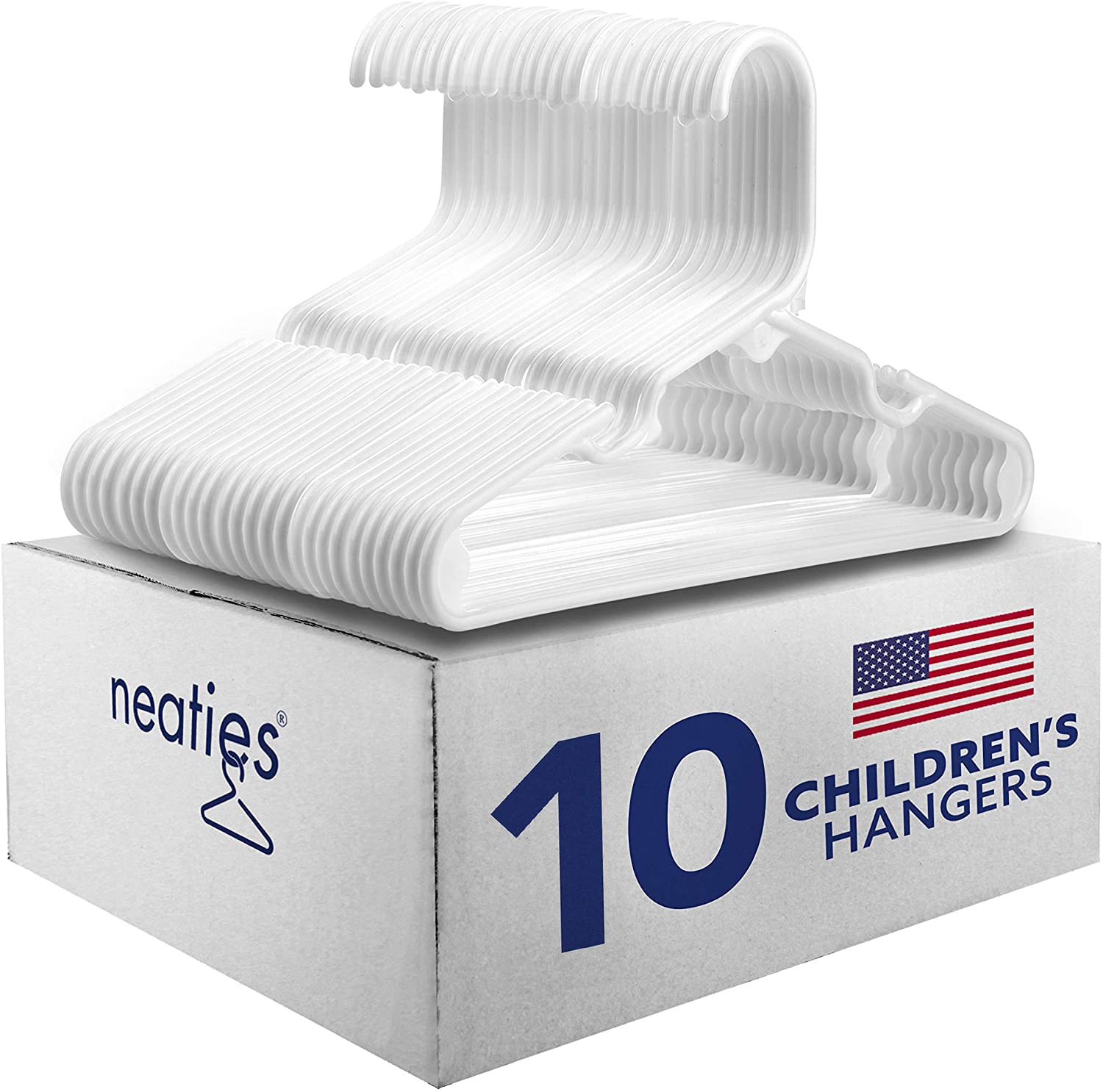 Only Hangers Inc. Children's Break Resistant Plastic Top Nursery Hanger (Set of 25)